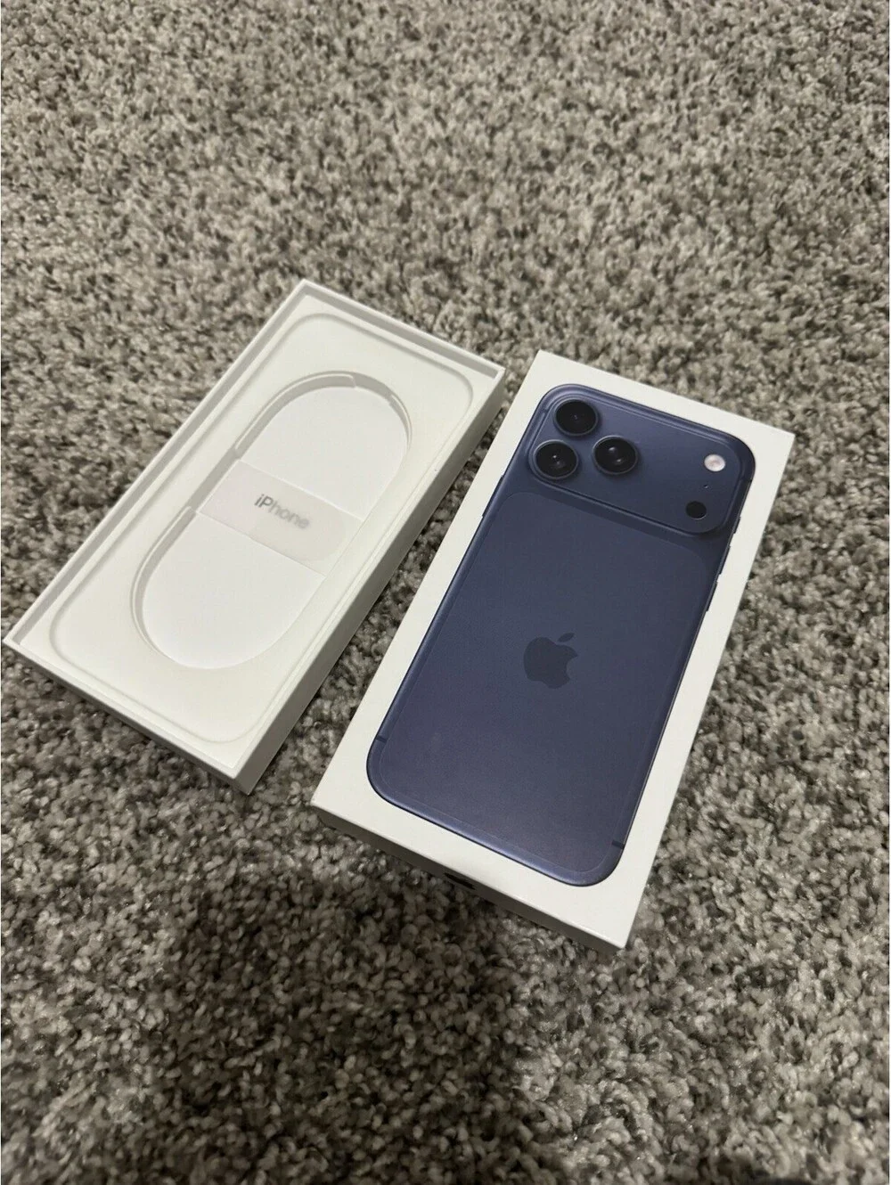 Apple iPhone 17 Pro Blue EMPTY BOX ONLY